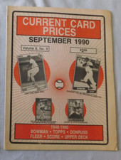 September 1990 Current Card Prices  - Volume 8 #9