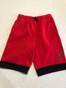 Air Jordan Sweat Shorts Kids Boys Large 12-13 Red Fleece Active Loungewear Logo - Picture 1 of 4