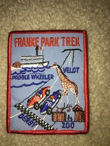 Boy Scout Franke Park Trek Veldt Paddle Wheeler Zoo Pinewood Derby Trail Patch - Picture 1 of 1