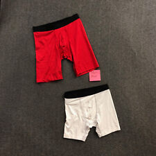 2 PACK Assorted Athletic Works Mens Boxer Brief Size Medium (8) Multicolor NWOT