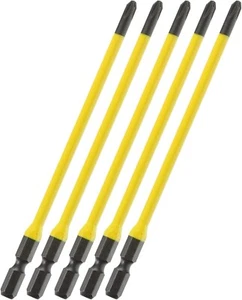 ANEX Schraubendreher Bit mit Stufenmag +2x130mm ACMD5-2130 5er Set JIS lackiert Japan - Bild 1 von 3