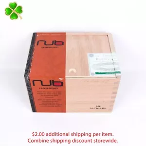 Caja de cigarros de madera vacía Nub Habano 358 6" x 4,5" x 4" - Imagen 1 de 11