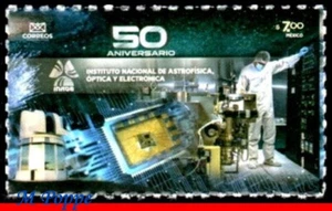 21-25 Mexico 2021 NTL INST. ASTROPHYSIK, OPTIK UND ELEKTRONIK, WISSENSCHAFT, MNH - Bild 1 von 1