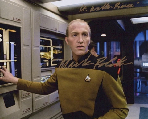MARK ROLSTON signed Autograph 20x25 cm "STAR TREK" in Person Cover