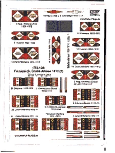 BANDIERE X SOLDATINI 1/72 - FLAGS 128: France, Great Army 1812 (5) 1 regimental - Imagen 1 de 1