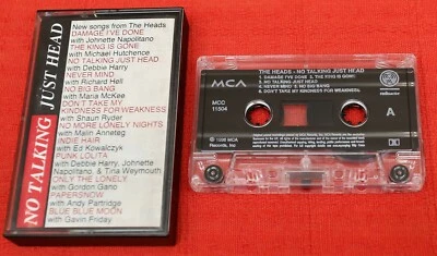 THE HEADS - UK CASSETTE TAPE - NO TALKING JUST HEAD - Imagem 1 de 4