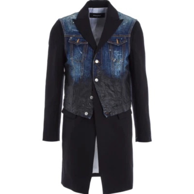 DSQUARED2 Longline Double Layered Coat Jacket - IT 52/UK 42/US 42 - £2200 - Image 1 of 4
