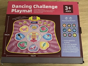 Princess Dance Mat Toy Ages 3+ With 5 Game Modes Including 8 Challenge Levels - Picture 1 of 11