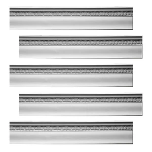 Renovator's Supply Cornice White Urethane Toqueville Ornate Design 5 Pieces Tot - Picture 1 of 2