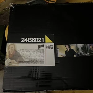 Genuine OEM Lexmark 24B6021 Yellow Toner For XS795 / XS798 - Picture 1 of 6