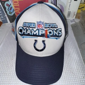 Indianapolis Colts Hat Reebok Super Bowl XLI 2007 Champions Cap NFL Football - Picture 1 of 13