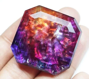 110 Ct Natural Ammolite Radaint Opal -Like Organic Doublet Rare Loose Gemstone - Picture 1 of 3