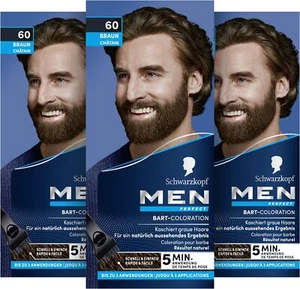 Schwarzkopf Bart-Coloration 60 Natur Braun Stufe 2 30 ml Bartfärbemittel zum ... - Bild 1 von 6