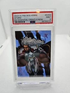 2023 ULTRA WOLVERINE #EX54 STORM EX-ESSENTIAL CRDTLS NOW MINT PSA 9 - Picture 1 of 2