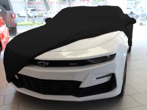 Vollgarage Car-Cover Schutzdecke Schwarz mit Spiegeltaschen für Chevrolet Camaro - Picture 1 of 6