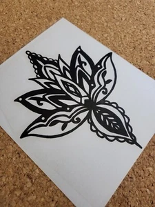 Lotus Flower style #2 logo - Decal Sticker Vinyl Graphic - Picture 1 of 4