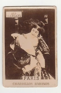 Paris Cigarrillos Habanos Sepia Photos Series Cigarette Tobacco Card #315 Marian - Picture 1 of 2