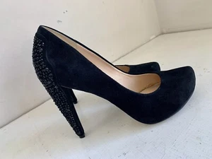 9 West Black Wildleder Glanzabsatz - Bild 1 von 10
