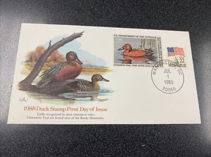 US RW52 Duck Stamp $7.50 FDC On Fleetwood Cover - Picture 1 of 2