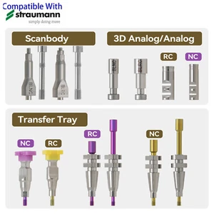 Dental Transfer Open/Closed Tray Impression Coping Fit Straumann ITI BLT NC/RC - Picture 1 of 32