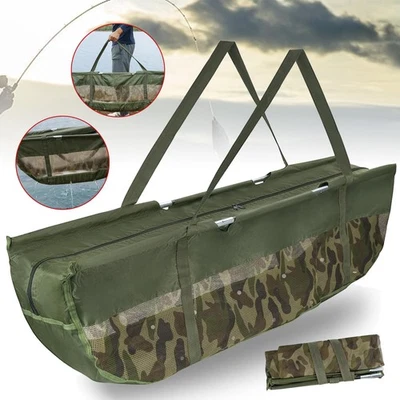 Karpfen-Wiegeschlinge Karpfensack Weigh Sling Mesh Wiegesack für Karpfen Wiegen - Bild 1 von 4