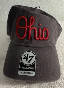 Ohio State Buckeyes '47 Brand Clean Up Adjustable Hat One Size Strap NWT - Picture 1 of 8