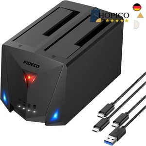 Station d'accueil USB 3.2 | Fonction clonage hors ligne | Port Type-C - Photo 1/8