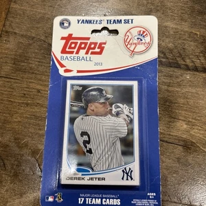 NEW YORK YANKEES 2913 Baseball Team Set 17 Total Cards New Sealed - Picture 1 of 4