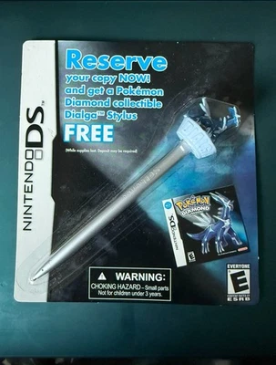 SELLADO Pokemon Versión Diamante Dialga Nintendo Stylus Foto 1 de 2