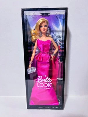 MUÑECA MUSA MODELO VESTIDO ROSA ALFOMBRA ROJA BARBIE LOOK 2013 MATTEL BCP89 SIN USAR, EN CAJA ORIGINAL Foto 1 de 2
