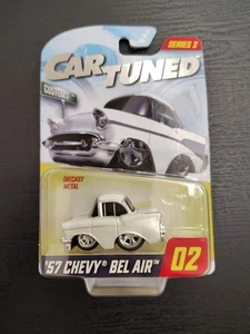 CAR TUNED ‘57 CHEVY BEL AIR # 02 - WHITE- SERIES 2 HOBBY EXCLUSIVE - Picture 1 of 2