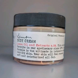 NEW C.O. Bigelow No. 005 Lemon Body Cream with Lemon Oil and Extracts 1.7 oz - Picture 1 of 4