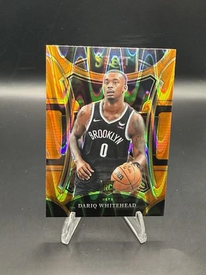 2023-24 Panini Select #308 Dariq Whitehead Orange  Seismic Prizm Mezzanine - Image 1 of 3