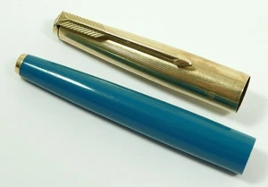 Vintage Parker 61 Füllfederhalter 12ct Rolled Gold Cap & Body For Parts c1968 - Bild 1 von 13