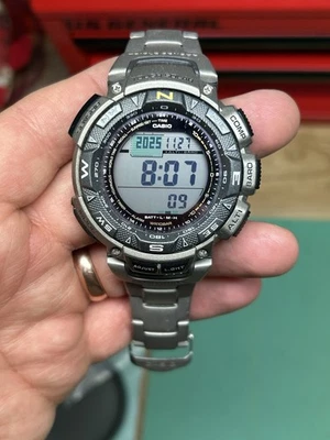 Reloj Casio Pathfinder PAG-240T Triple Sensor Look 👀 Foto 1 de 4