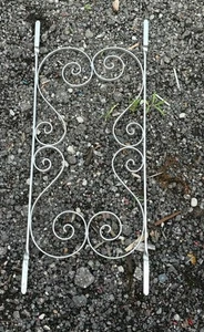 Griglia barra protezione porta tempesta alluminio vintage decorativa 29 1/2” x 12 1/2” - Foto 1 di 2