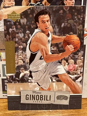 Manu Ginobili 2005-06 Upper Deck GOLD  #/50 Rookie Debut Card #84 - Image 1 of 2