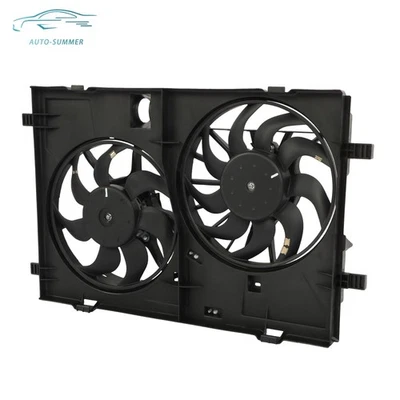 Ajuste para Lincoln MKZ 2007-2009 con módulo 621-091 conjunto de ventilador de refrigeración del radiador Foto 1 de 4