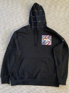 Denver Broncos Nike Black 2023 NFL Crucial Catch Club Pullover Hoodie Large - Picture 1 of 10
