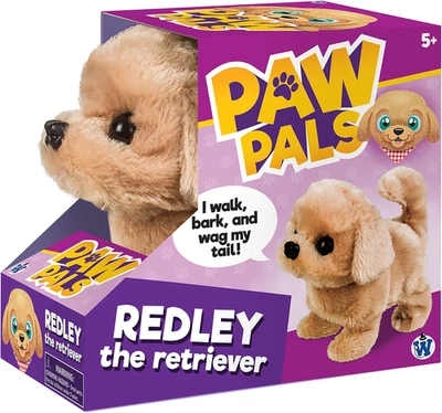 , Inc. Redley the Retriever - Lindo, tierno, peluche que funciona con pilas para perros juguete paseos Foto 1 de 4