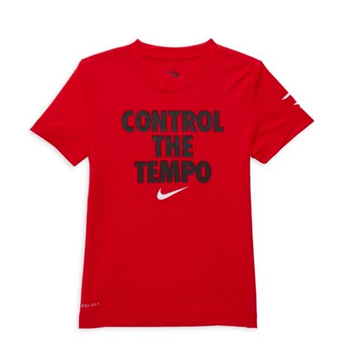 Nike Little Boy's 3Brand by Russell Wilson Control The Tempo Graphic Tee Red M