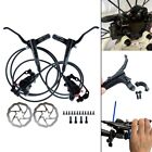 Disc Brake Calipers Aluminum Alloy Bike Parts Pre-Filled With 2 Rotor Durable