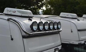 Roof Light Bar + LEDs + Spots For Volvo FM5 Low Standard Sleeper 2021+ Stainless - Picture 1 of 9