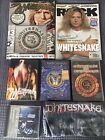 Whitesnake Mega Box DVDs CDs Metal Badge Magazines T Shirt Rare