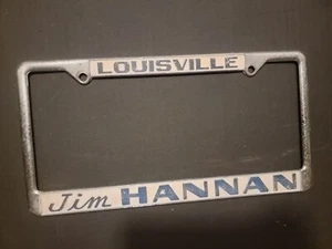 LOUISVILLE KENTUCKY JIM HAMNAN, VINTAGE California Händler Nummernschild Rahmen - Bild 1 von 1