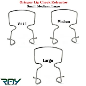Juego de 3 retractores quirúrgicos de oringer labio de mejilla S,M,L abridores bucales cirugía oral - Imagen 1 de 4