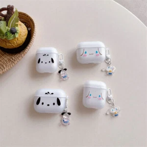 For AirPods Pro 2 1/2/3/4 2024 3D Cute Pochacco Cartoon Matte Shockproof Case - Picture 1 of 13