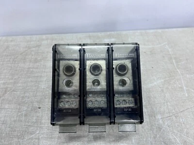 Блок распределения питания Mersen MPDB67463 3 фазы 600 В 350 А 6 отверстий 2-14 AWG - Изображение 1 из 4