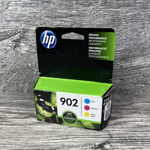 Cartuchos de tinta HP 902 3 colores CMY 3 paquetes caducados 7/2020 totalmente nuevos - Imagen 1 de 4