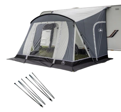 Sunncamp Swift 325 SC - Deluxe Lightweight Caravan Porch Awning & Rear Pole Pack - Image 1 of 4